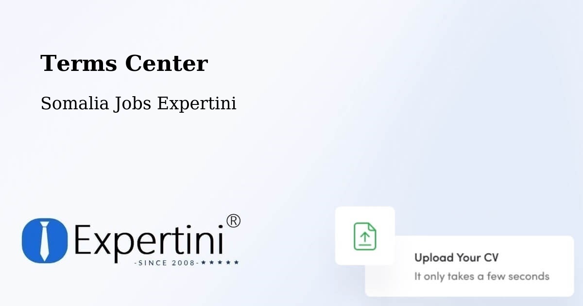 Terms of Service – Baidoa - Somalia Jobs Expertini